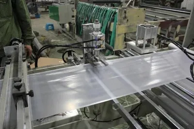 Detalhe Técnico da Máquina de Fazer Sacos