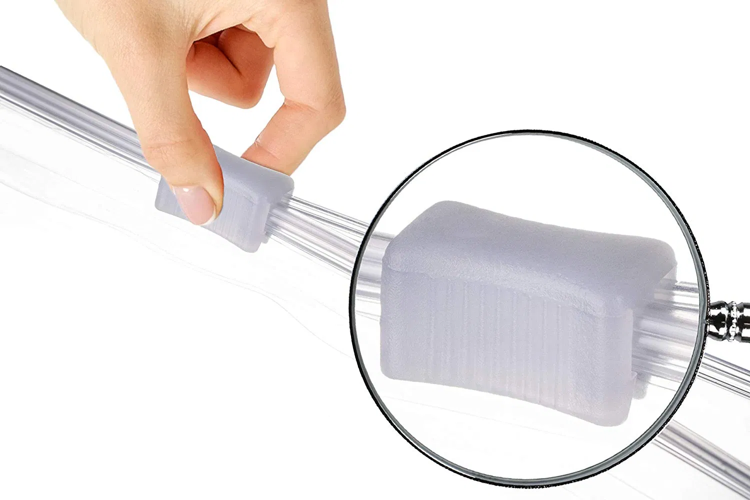 Máquina de Fazer Sacos Plásticos com Fecho Deslizante em PE, Selagem a Calor Automática de LDPE e Corte a Quente