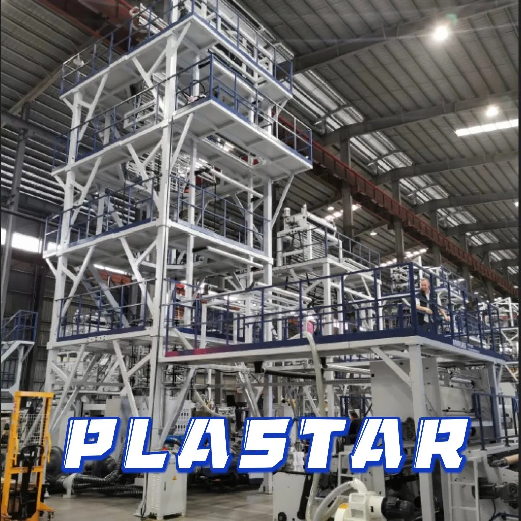 Máquina de Filme Plástico Extrudado Automática Multicamadas de Alta Qualidade para Embalagem Plástica em Alta Venda