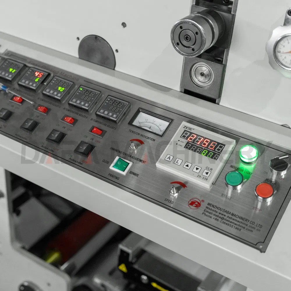 Máquina de Impressão Flexográfica com Etiqueta de Cor Tipo de Pilha Automática 5