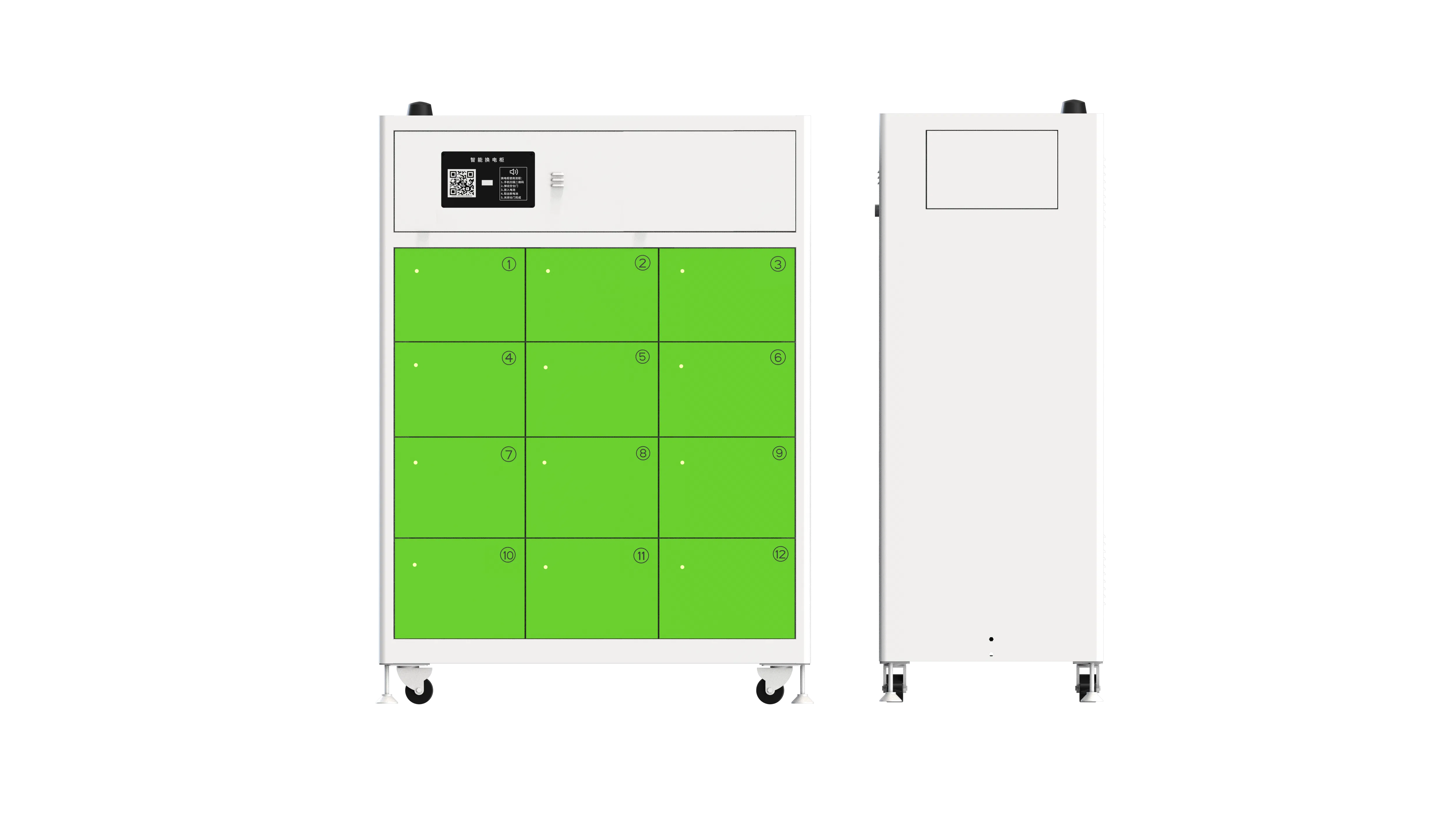5 8 9 10 12 15 16 Unit Modular Expandable Lithium Battery Cabinet for Growing Electric Motorcycle Fleets