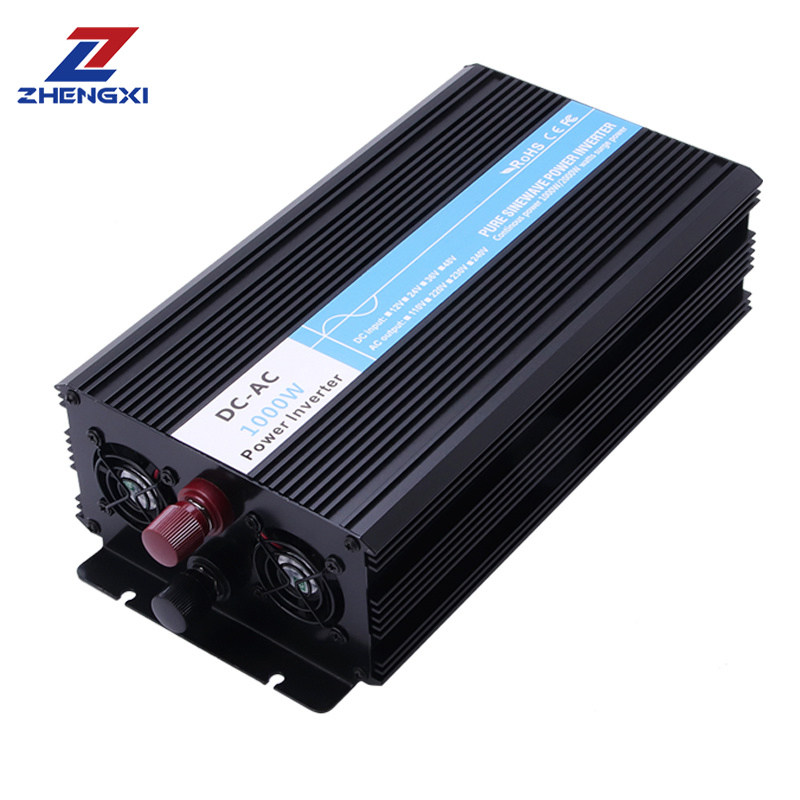 1000W Pure Sine Wave Power Inverter DC 24V to 220V Car Charger Plug Inverter
