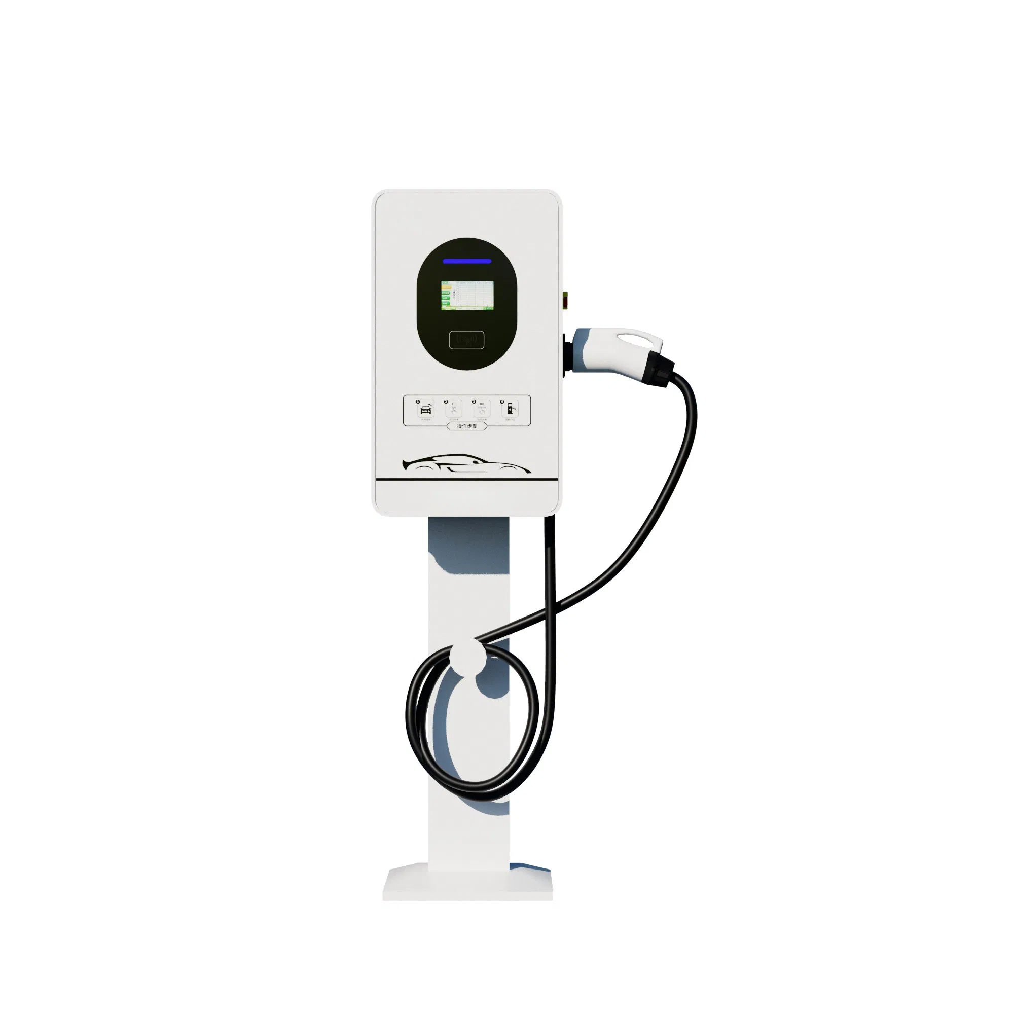 Energy Monitoring 22kw Connected EV Charger Station Charge