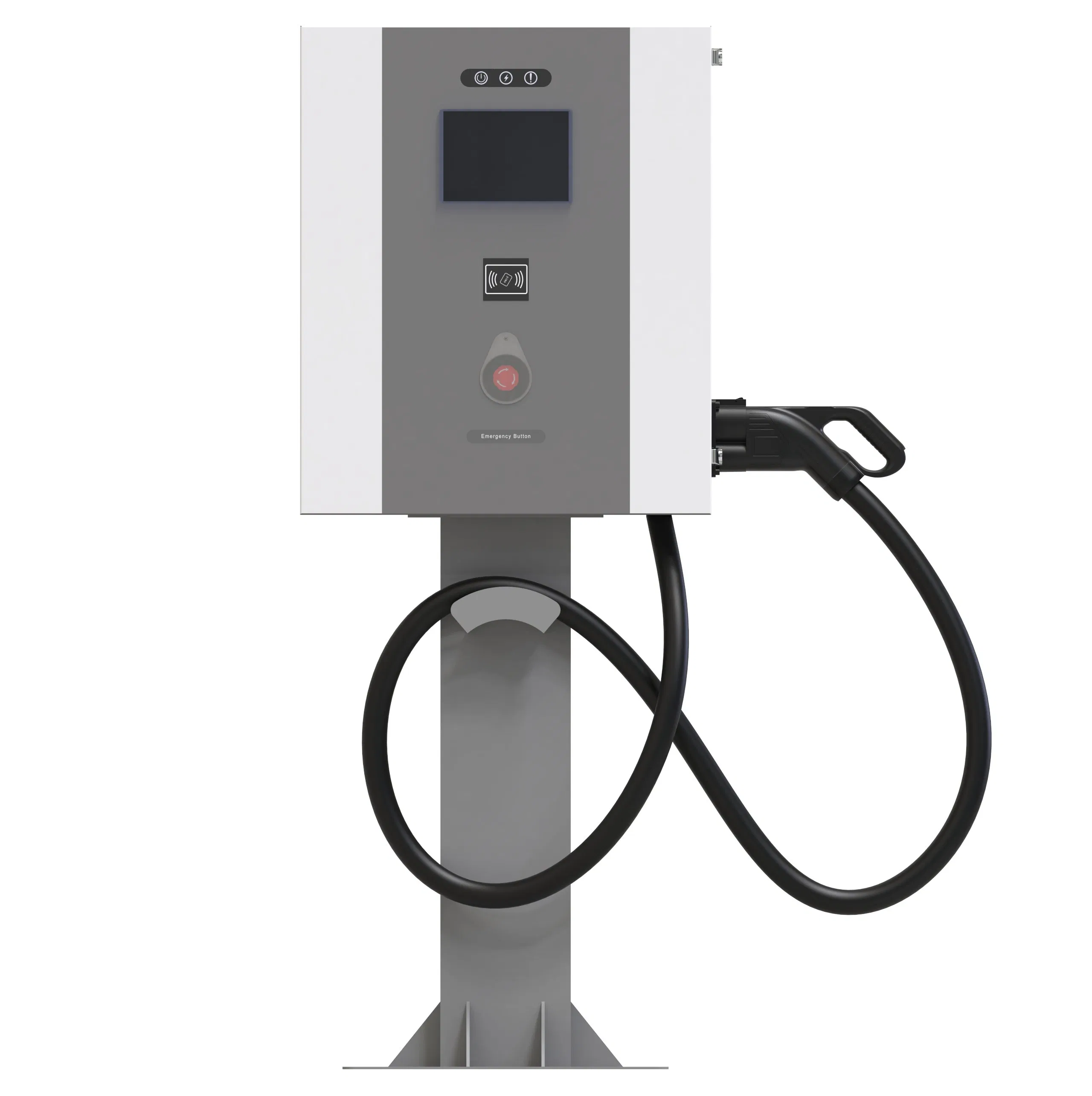 20-40kw Air-Cooled DC EV Charger Electric Car Charger with 5m Cable and RFID Reader for Small Office and Commercial Parking Lots