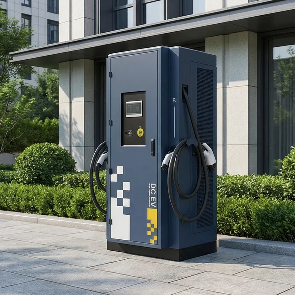 Powerful DC EV Charger Charging Station with 5-7m Cable for Fast Charging