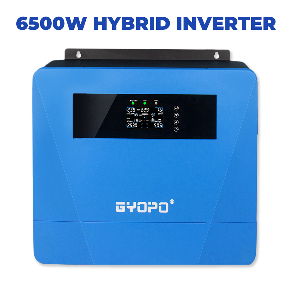 6.2kw Solar Inverter with Battery Management System BMS Integrated and 120AMP MPPT Charge Controller