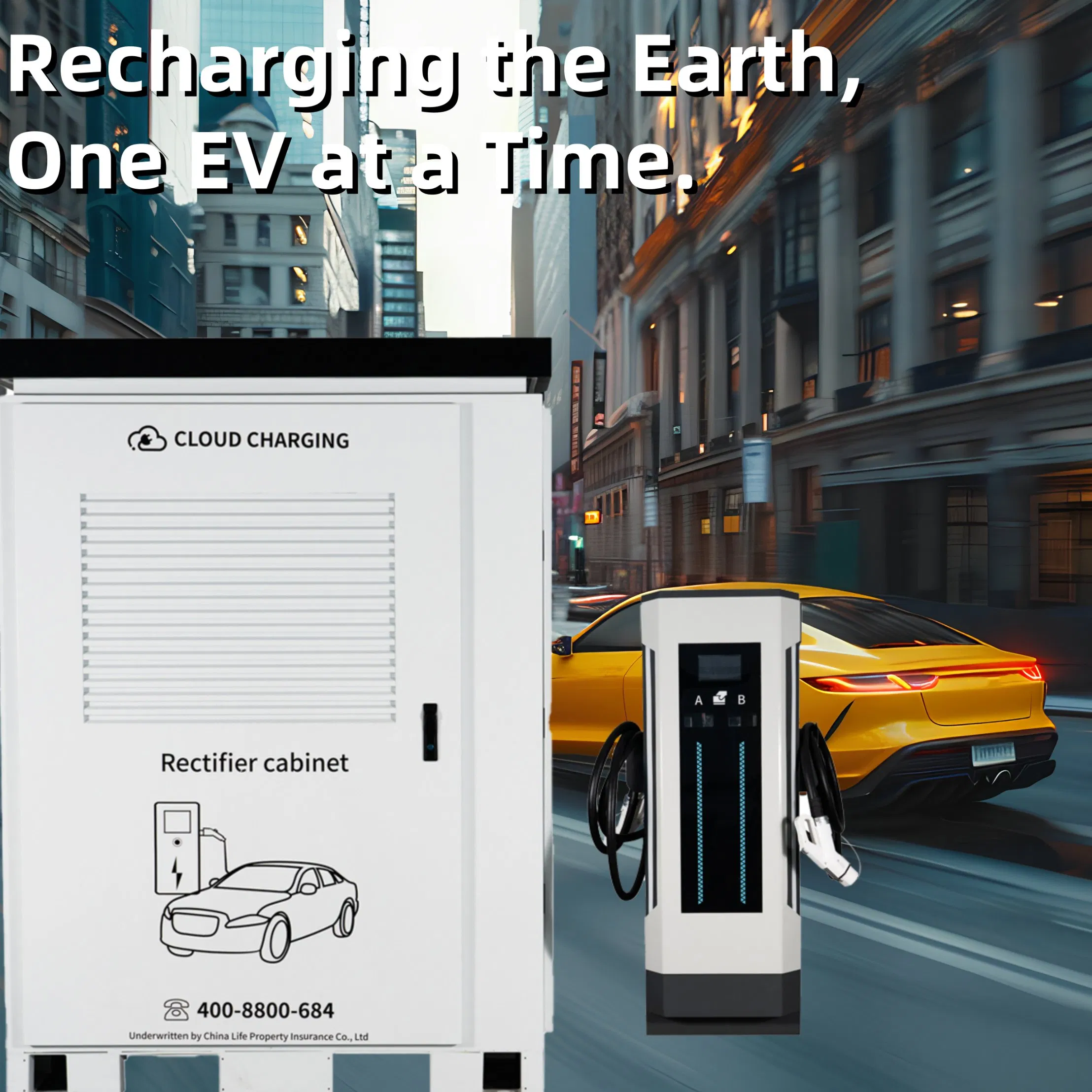 New-Style Technology Commercial Public Parking Lot 600kw DC EV Electric Vehicle Car Liquid Cooling Split Charge Charging Station Charger