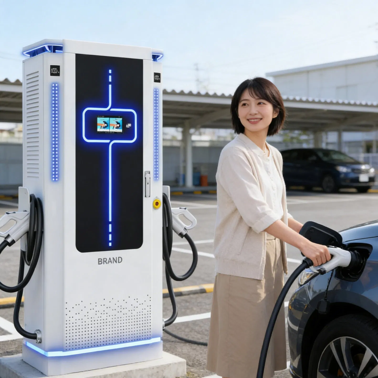 Professional EV Charger Ocpp CE Approved 40kw 60kw 80kw 120kw 160kw 200kw 240kw EV Charging Station