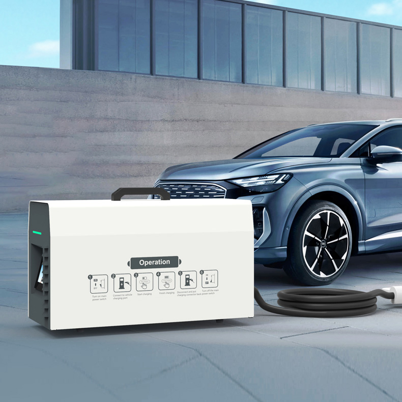 Mobile EV Charging Solutions 20kw 30kw Portable EV Charger DC Fast Charger CCS2 CCS1 Charger Ocpp1.6j APP Support RFID