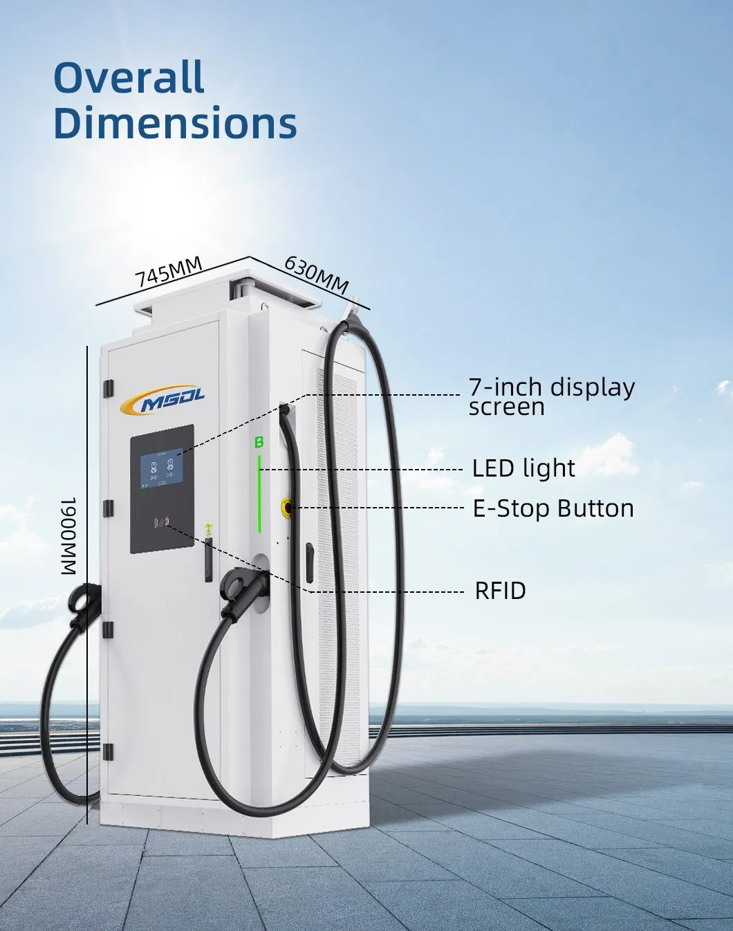 80kw Multi-Platform Compatible DC Charging Station Car Charger Electric Car Charger for State Grid and Third-Party Networks