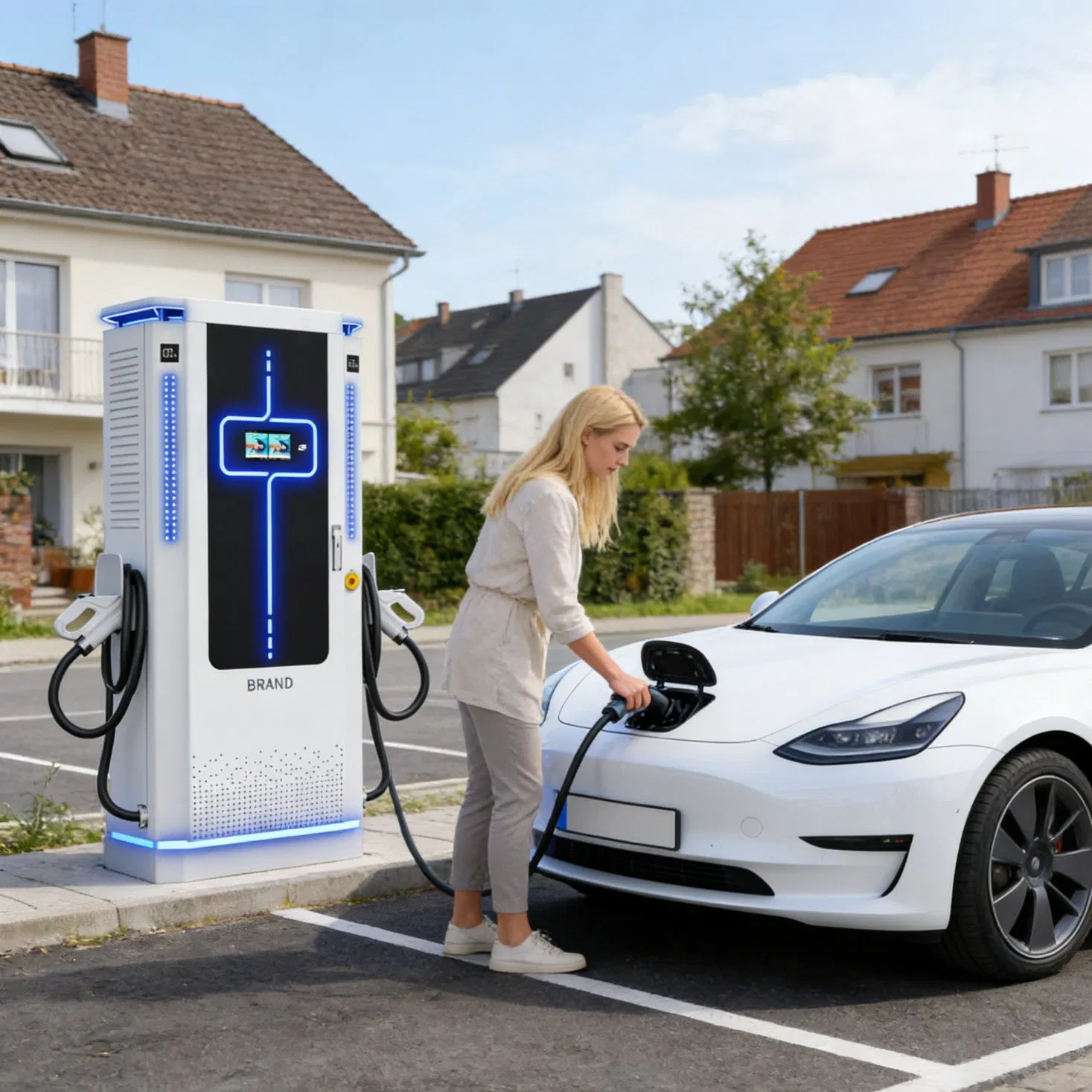 High-Performance EV Charger Station Ocpp CE 80kw EV Charging Station