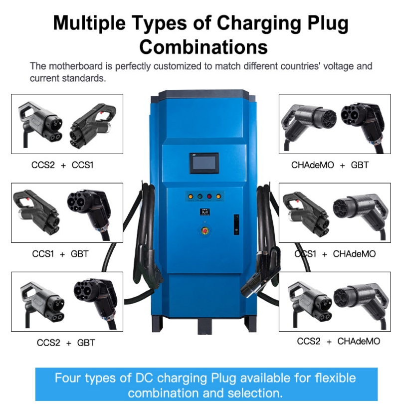 Fleet-Friendly DC Charging Station 60kw 180kw Dual Gun Commercial Use