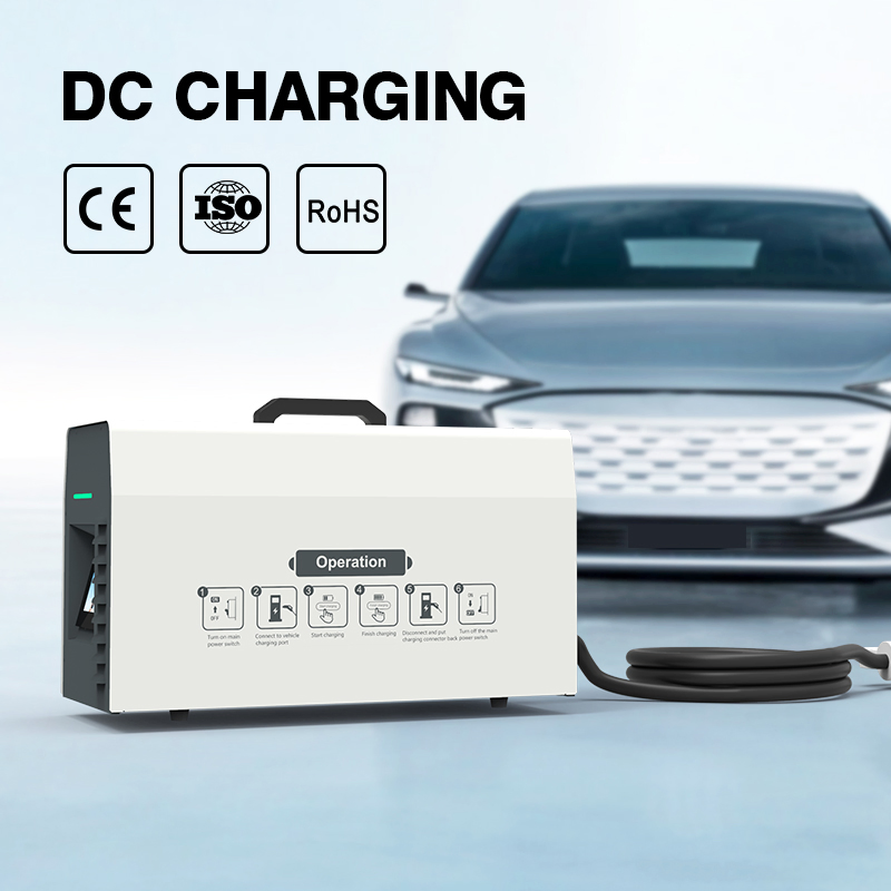 Mobile EV Charging Solutions 20kw 30kw Portable EV Charger DC Fast Charger CCS2 CCS1 Charger Ocpp1.6j APP Support RFID