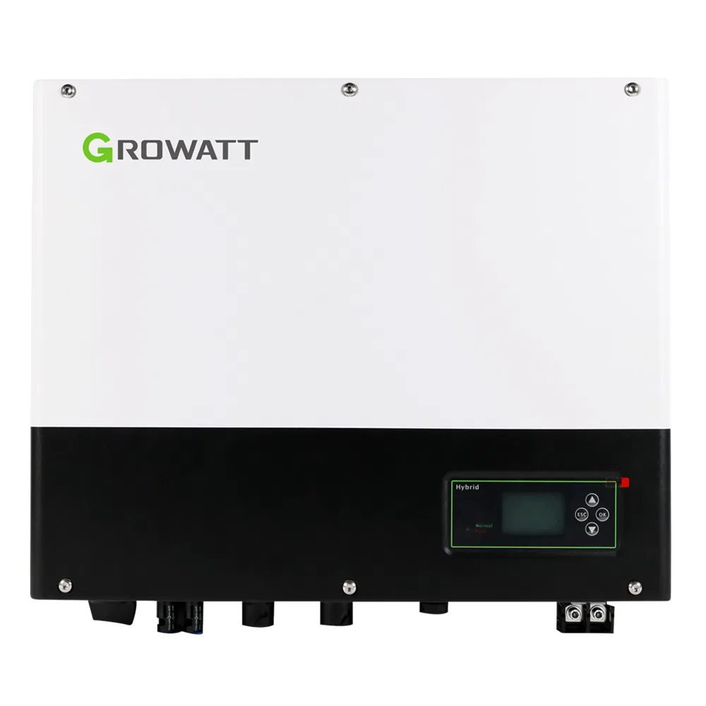 Smart Load Management Growatt 5kw Hybrid Home Storage System Solar Inverter