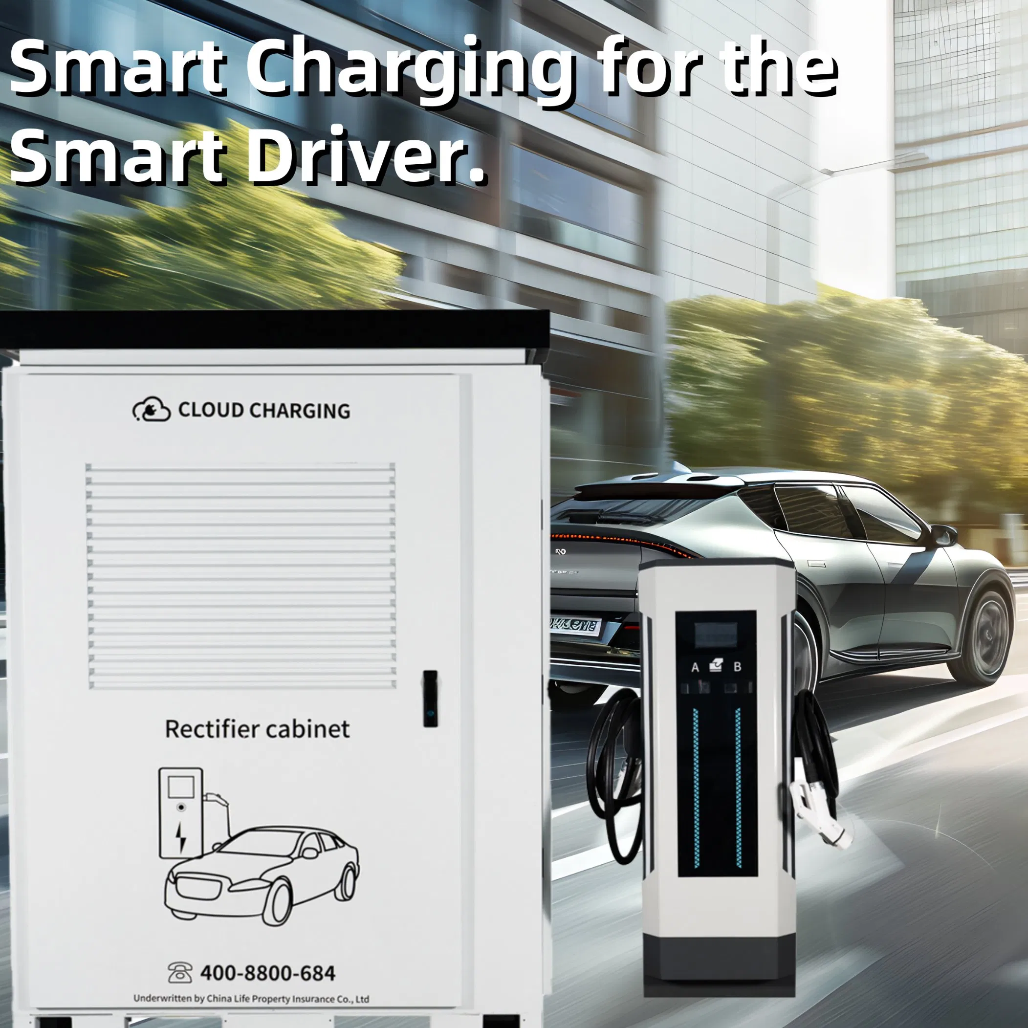 China Manufactuerer Factory Commercial Public Parking Lot 600kw DC EV Electric Vehicle Car Liquid Cooling Split Charge Charging Station Charger