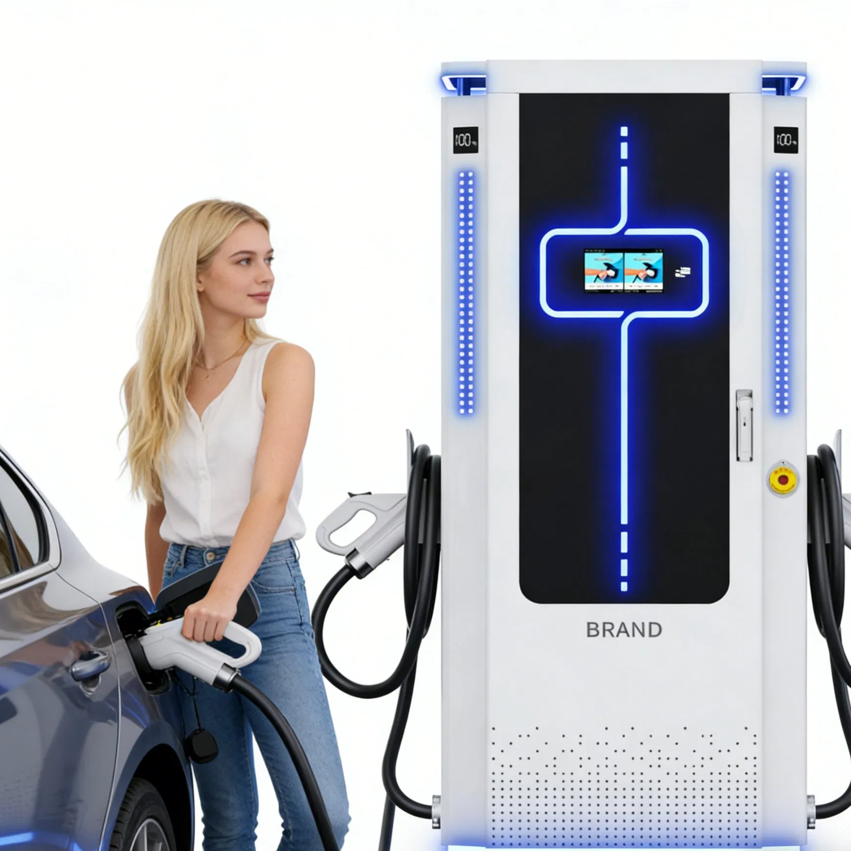 High-Efficiency Electric Vehicle Charging Station Ocpp CCS2 - 40kw 60kw 80kw 120kw 160kw 180kw 200kw 240kw