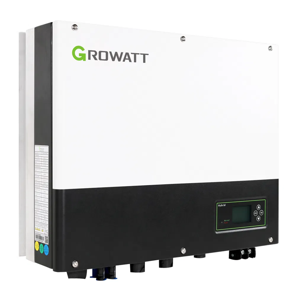Smart Load Management Growatt 5kw Hybrid Home Storage System Solar Inverter