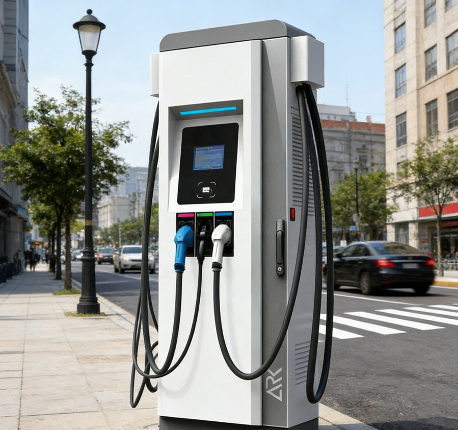 Dual Gun 120kw DC Charger Highway Service