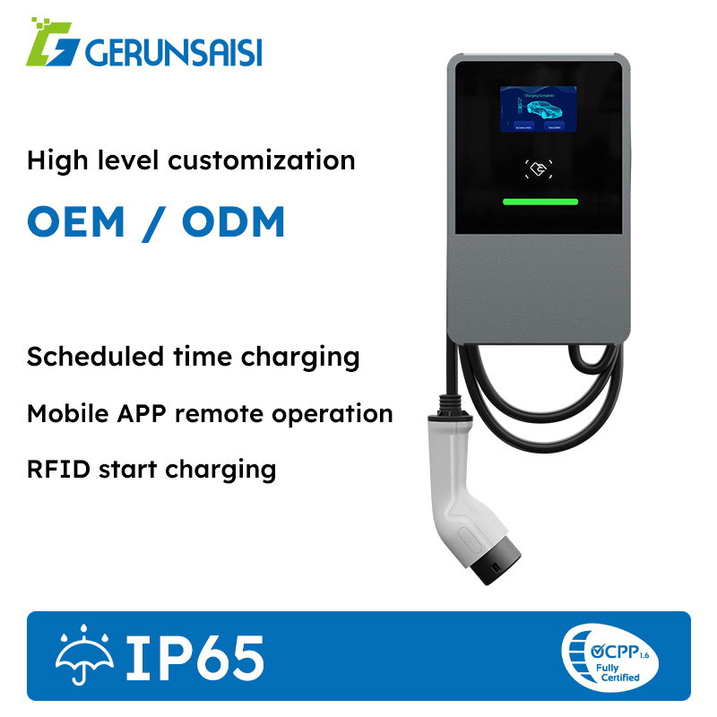 22kw Type 2 Commercial EV Charger for Public Parking