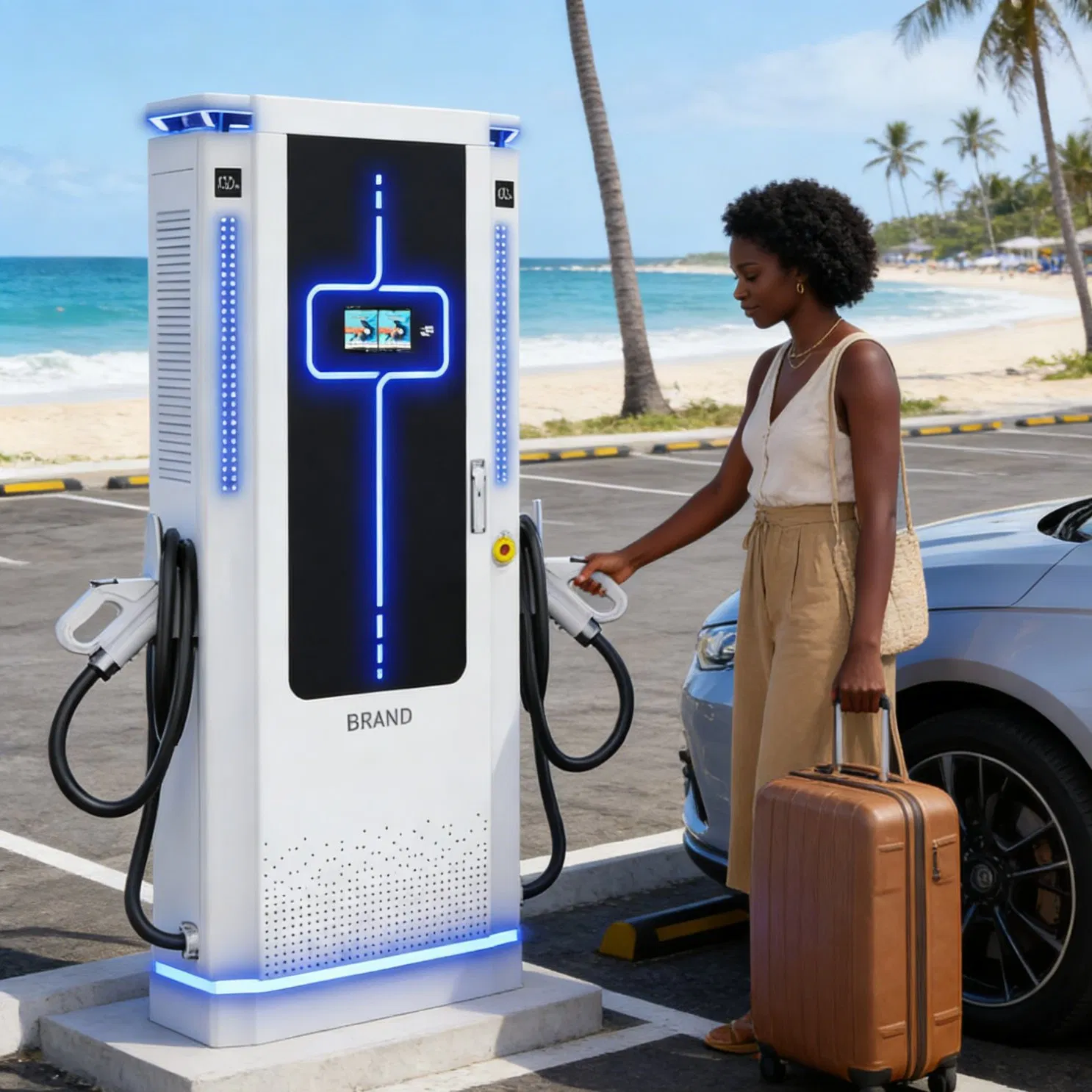 High-Performance EV Charger Station Ocpp CE 80kw EV Charging Station
