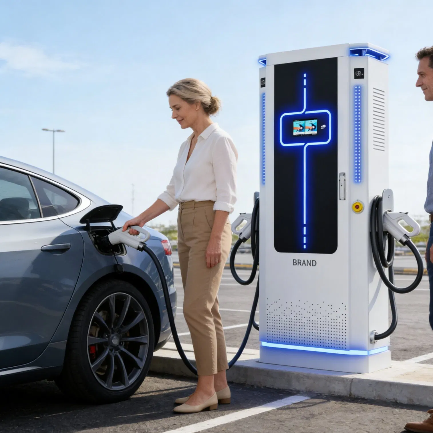 High-Efficiency Electric Vehicle Charging Station Ocpp CCS2 - 40kw 60kw 80kw 120kw 160kw 180kw 200kw 240kw