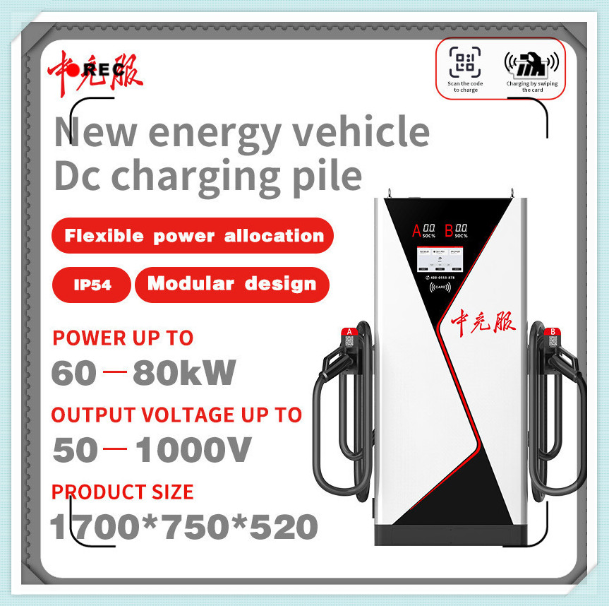 Quick Blitz DC Charger Quick Charging for Evs with Tough Structure and Simple Interface for Parking Lots with CE Solar Car Charging