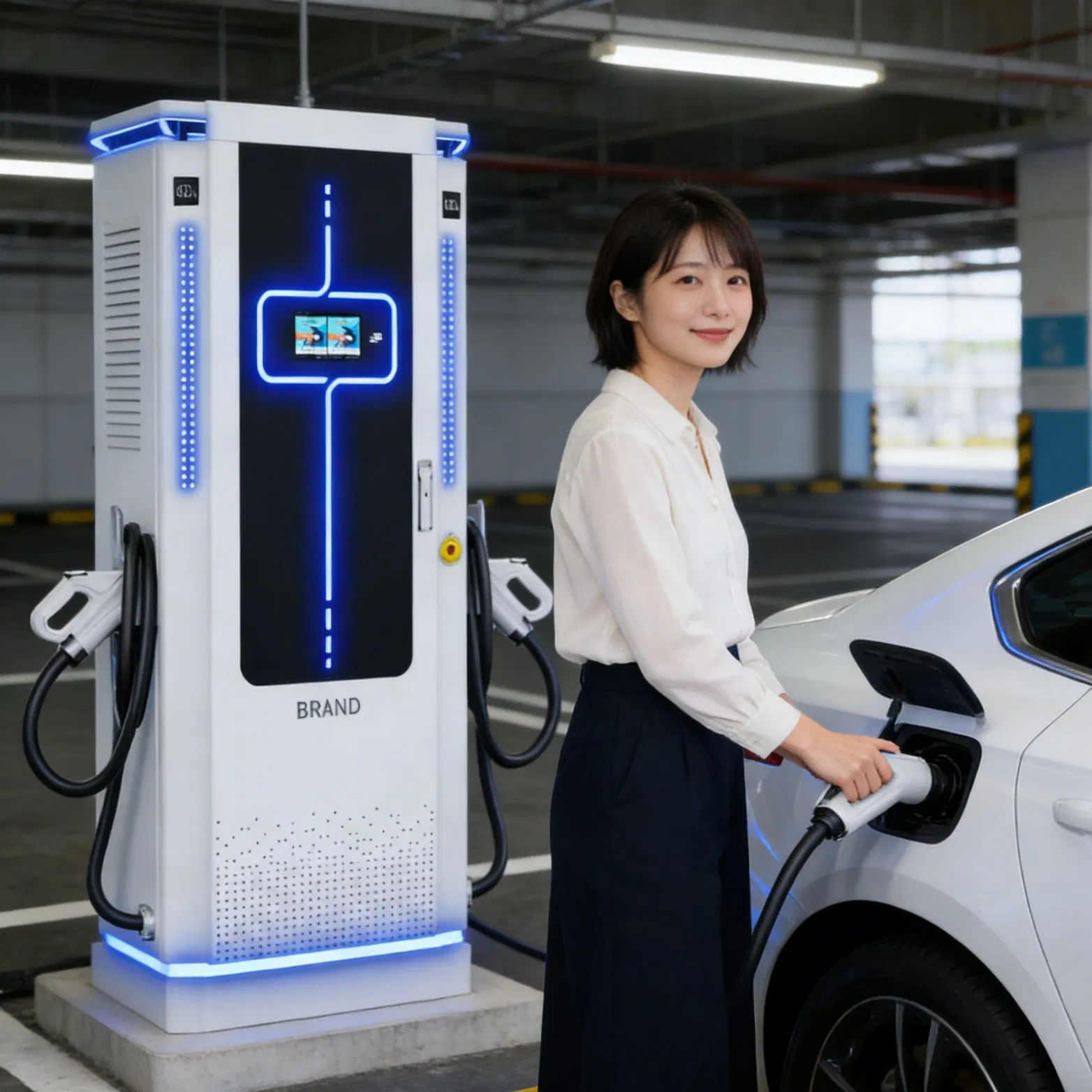 Compact EV Charger for Electric Vehicles, 40kw 60kw 80kw 120kw 160kw 180kw EV Charging Station Power Options