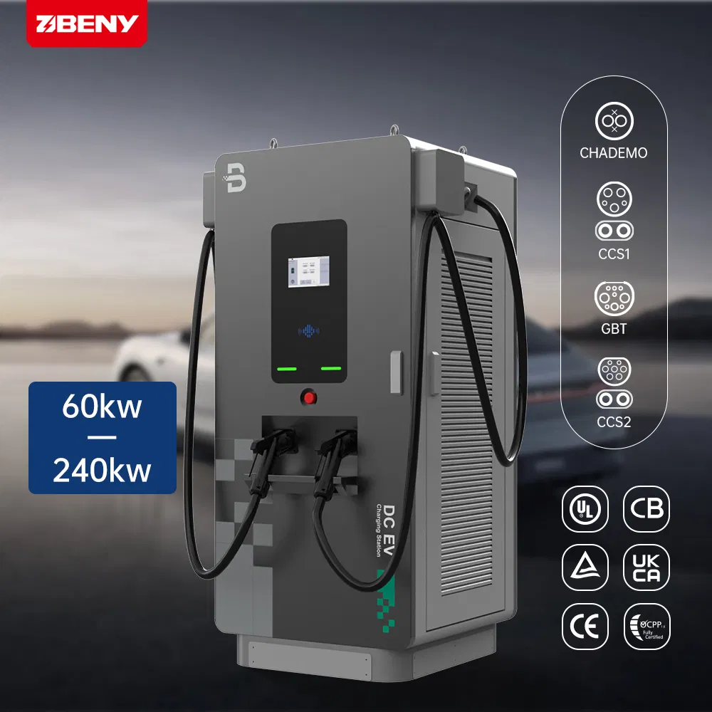 Beny High Quality 60kw 80kw 120kw 150kw Commercial DC EV Charger CCS1 CCS2 Chademo GB/T Dual Gun DC EV Charging Station