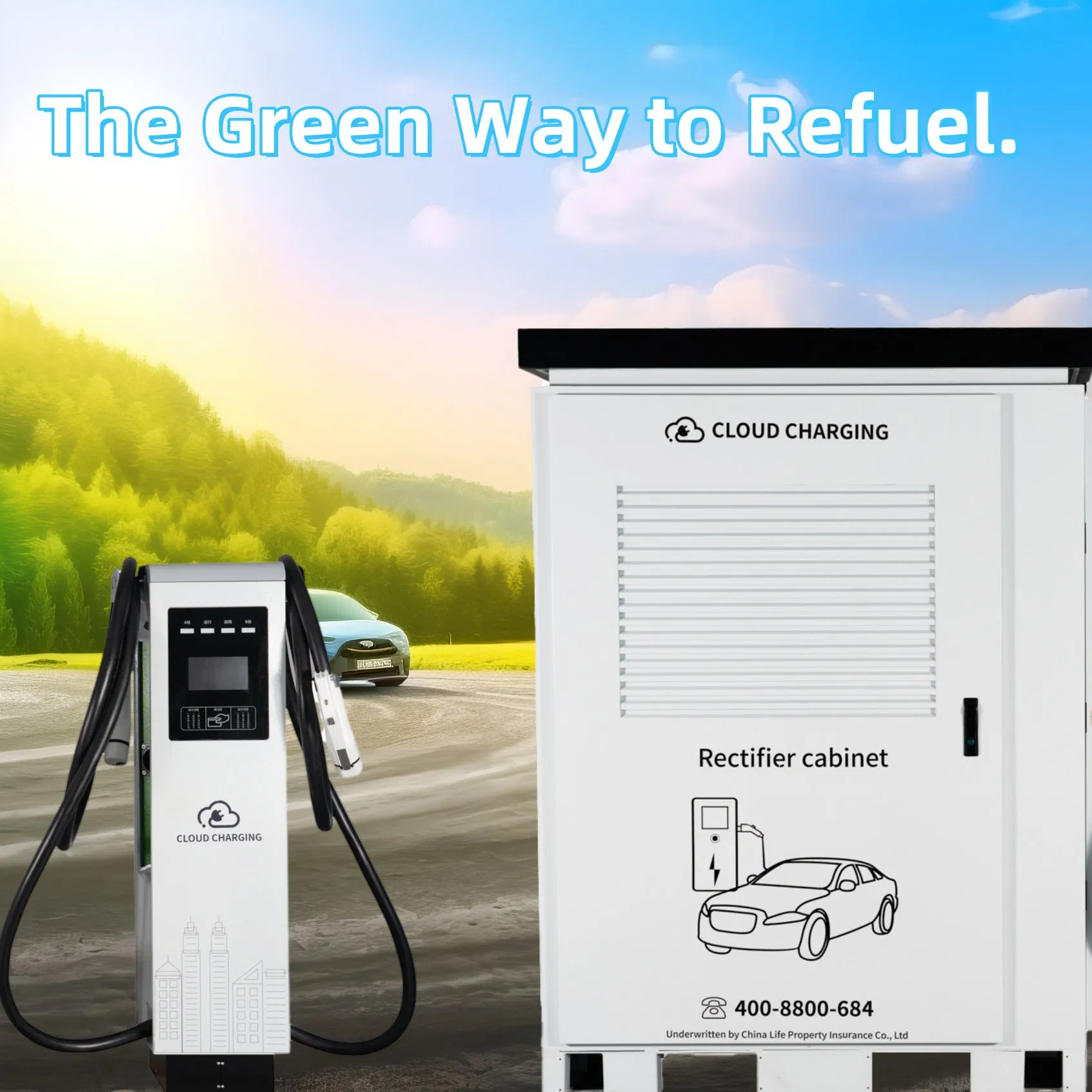 High Quality Commercial Public Parking Lot 240kw 320kw 360kw 480kw 600kw DC EV Electric Vehicle Car Split Charge Charging Station Charger