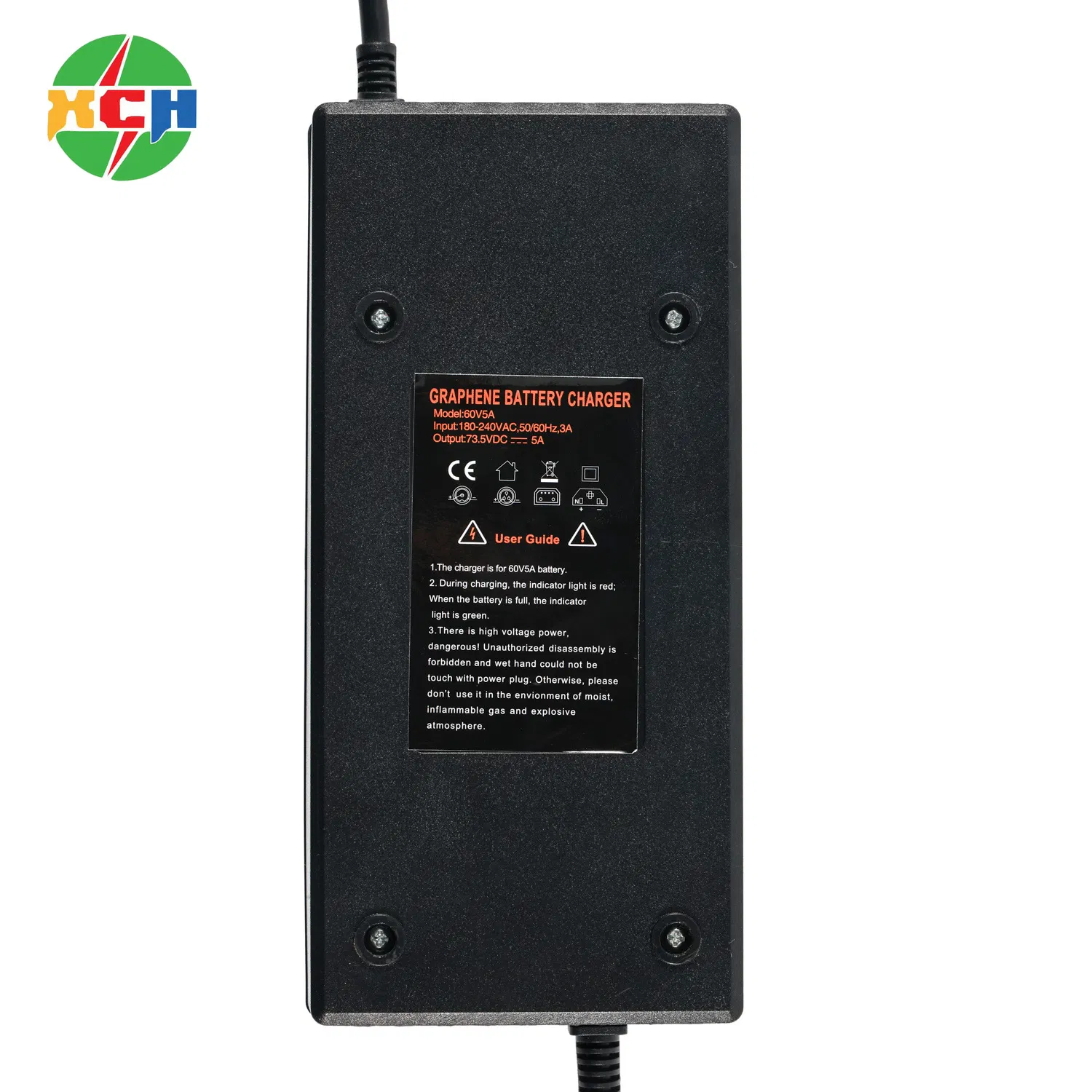 Intelligent Graphene Battery Charger for Efficient 60V 5A Charging