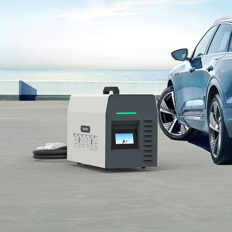 Portable Car Charging Station 20kw 30kw 40kw CCS Charger Mobile EV Charging Solutions Gasoline Generator DC Fast on-Site Charger