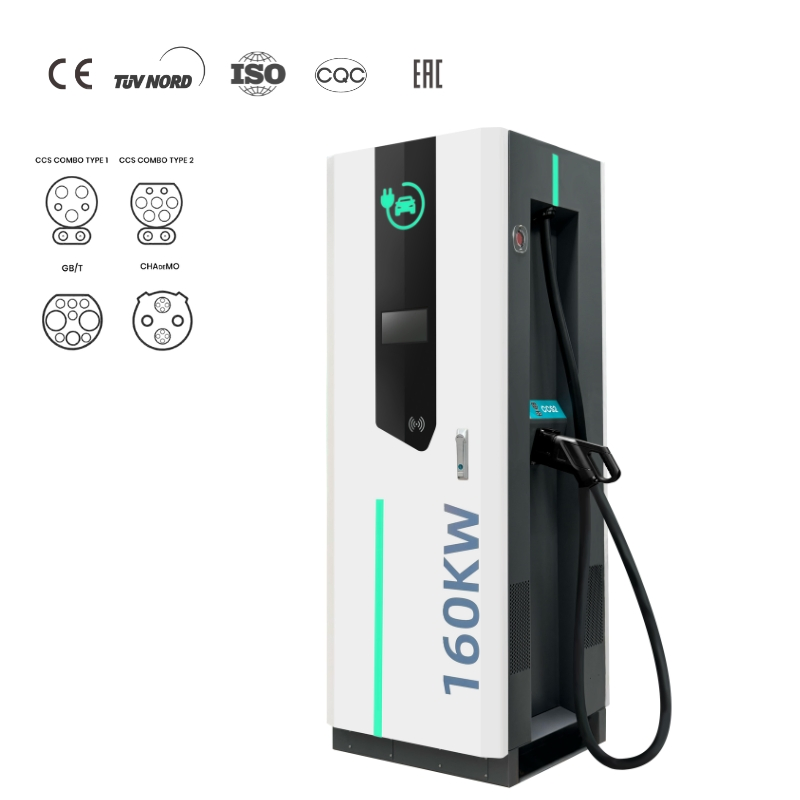IEC 62196 1000V 250A Integrated DC Charger Equipment 60-360kw with Cloud Monitoring Platform