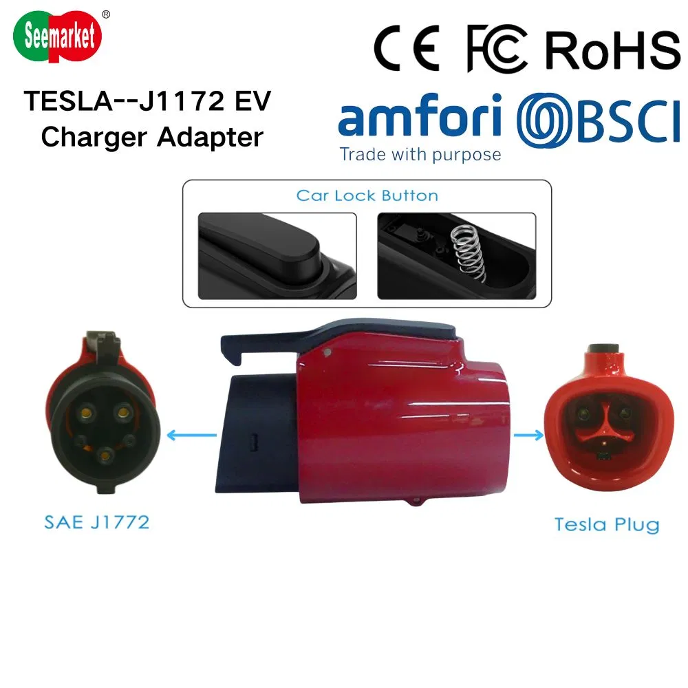 Fast Charging Nacs to Type1/J1772 80A EV Charger Connector