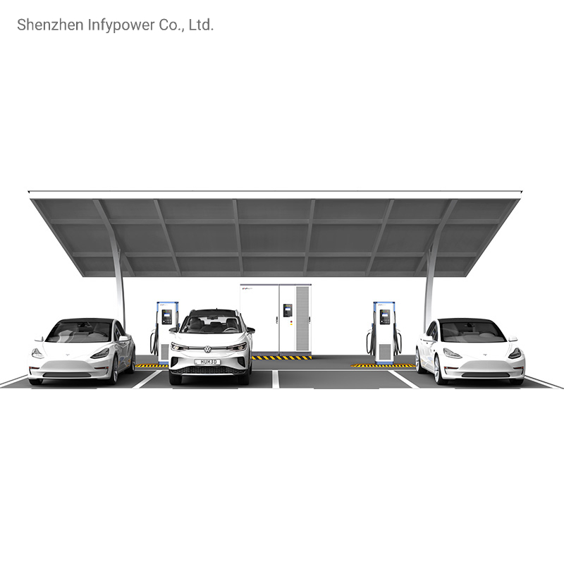 Infypower 480kw Multi EV Split DC Ees EV Charging Station Commercial Fleets HP Fast Charger Evse Basic Customization