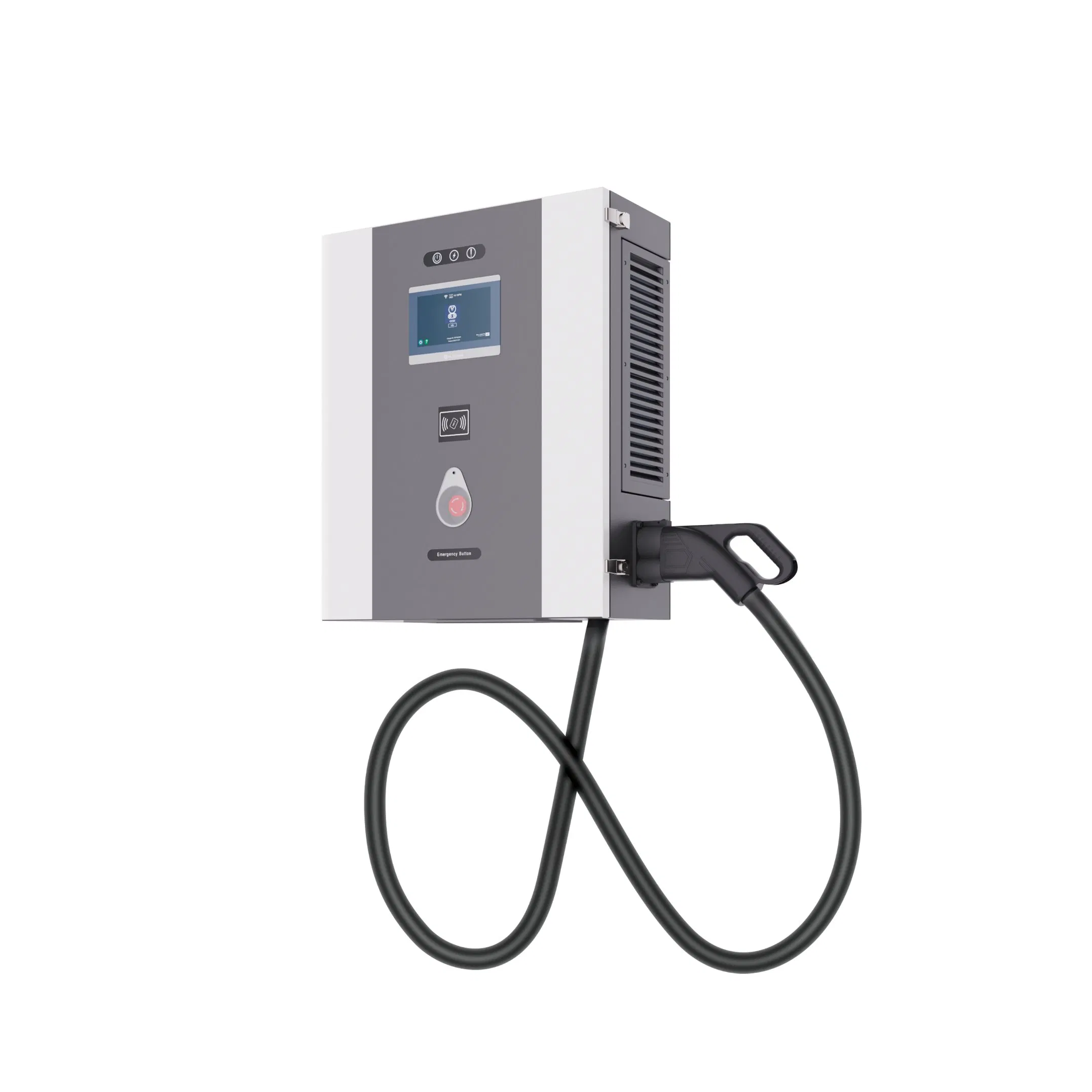 20-40kw Air-Cooled DC EV Charger Electric Car Charger with 5m Cable and RFID Reader for Small Office and Commercial Parking Lots