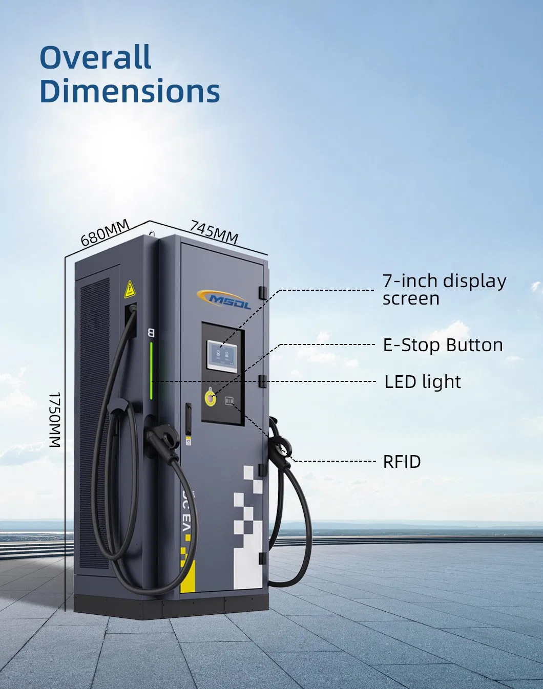 240kw DC Charging Station Designed for Electric Car Charging Networks Charger