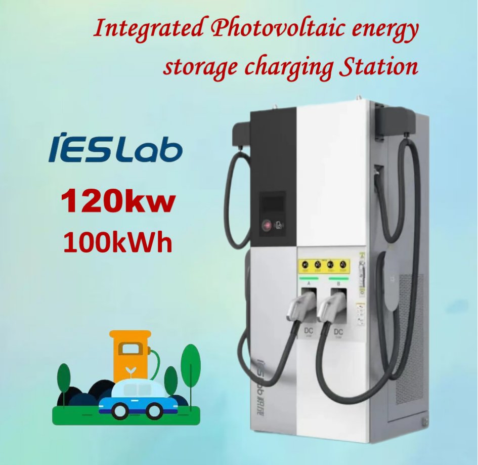 Dual Guns Photovoltaic Solar Energy Storage DC EV Electric Car/Vehicle/Battery Charging Station