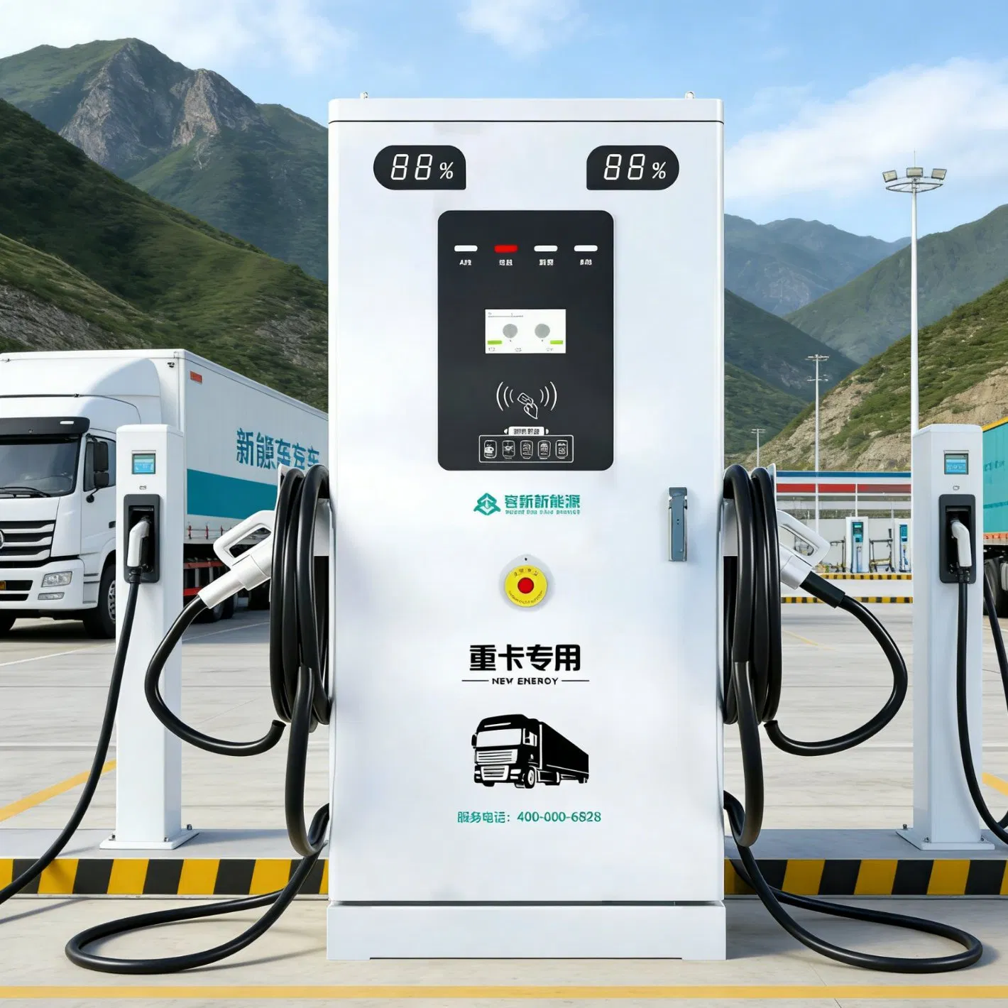 Multi-Functional EV Charging Station and Charger, 40kw to 600kw