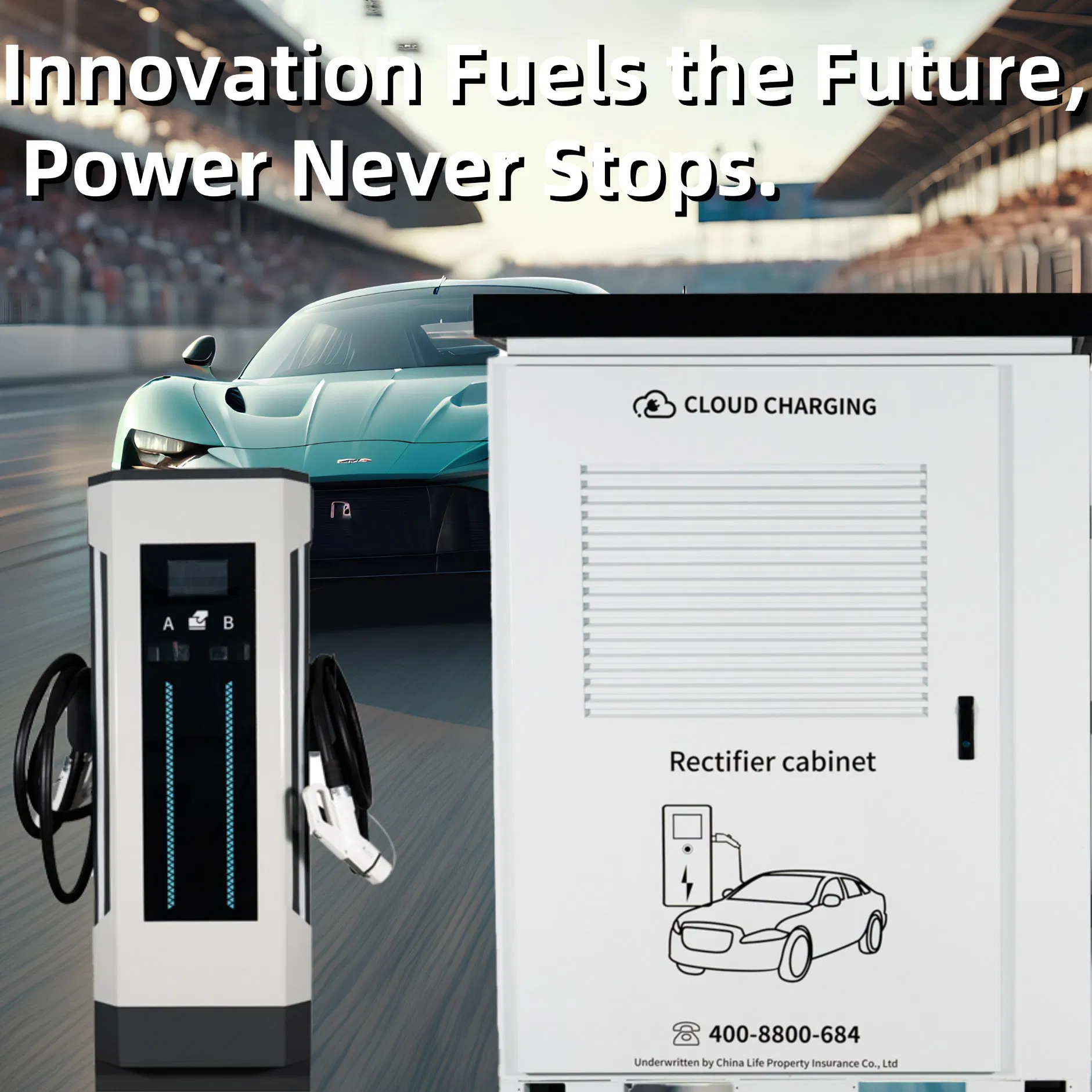 Factory Price Commercial Public Parking Lot 600kw DC EV Electric Vehicle Car Liquid Cooling Split Charge Charging Station Charger