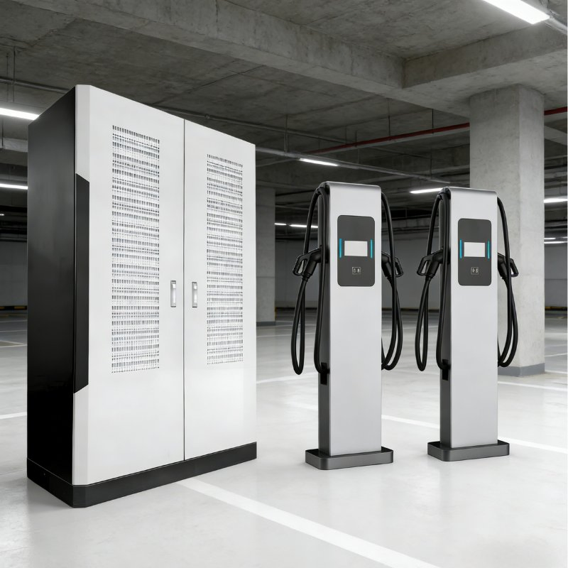 OEM ODM CCS2 Split DC Fast Charger for High-Power Charging of Commercial EV Fleets and Buses