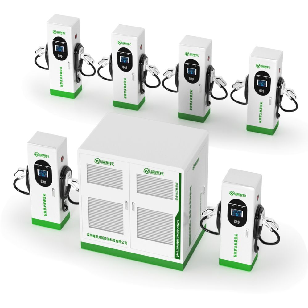 Commercial Fleet 6 Guns 8 Guns 480kw Split DC Fast Charging Station
