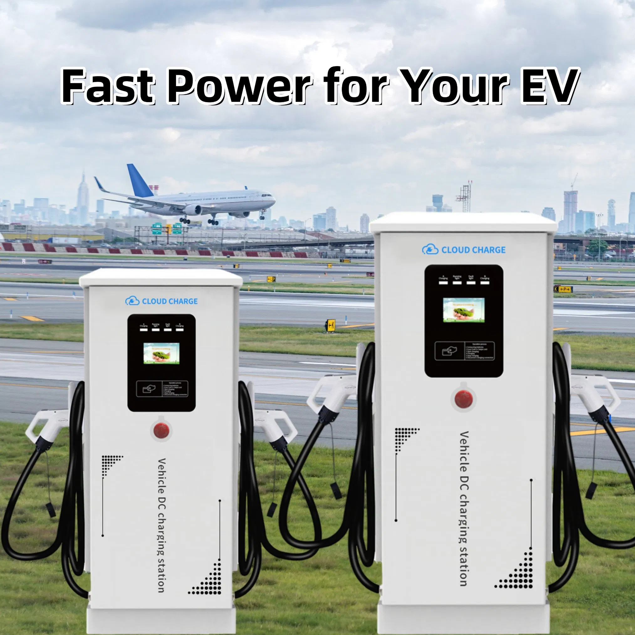 China Manufactuerer Factory Commercial Public Parking Lot 320 360kw DC EV Electric Vehicle Car Charge Charging Station Charger