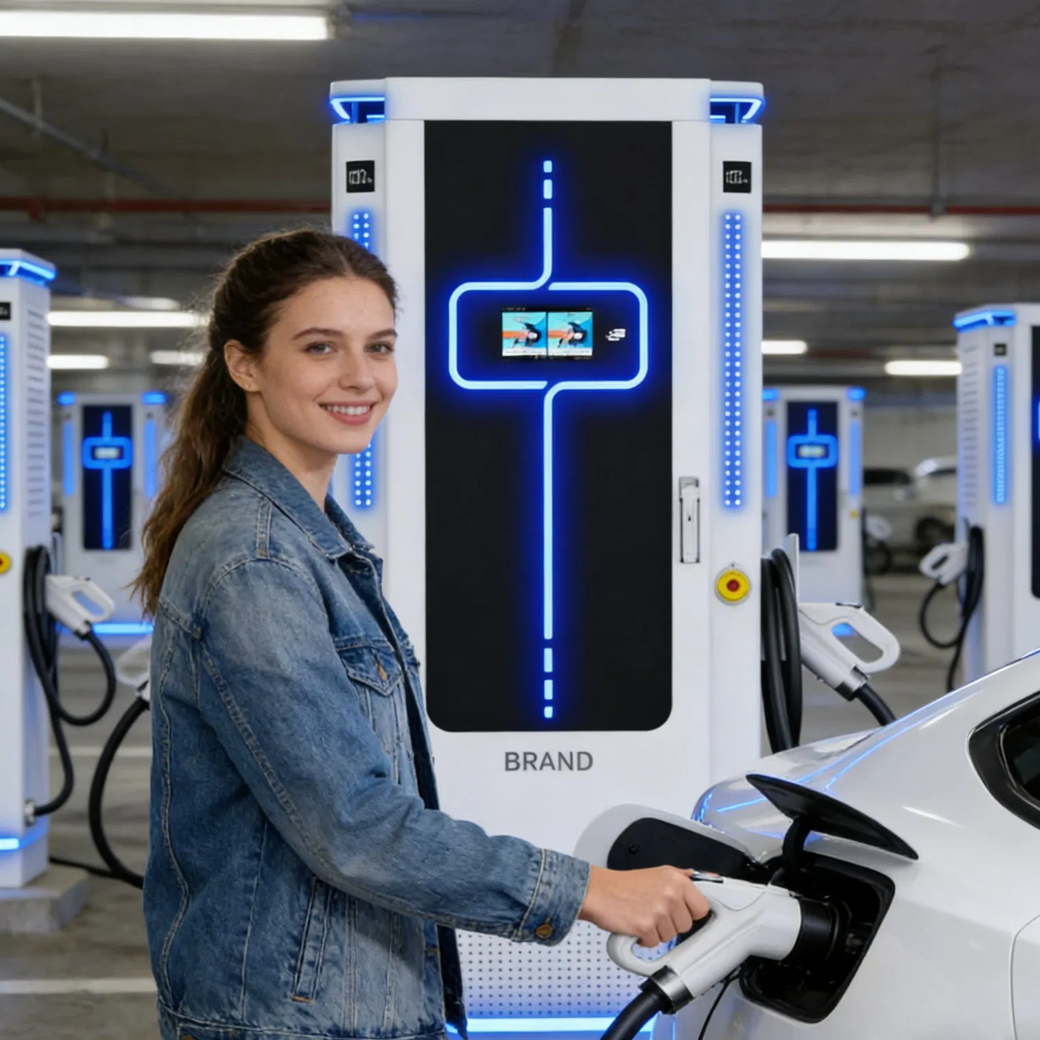 High-Efficiency Electric Vehicle Charging Station Ocpp CCS2 - 40kw 60kw 80kw 120kw 160kw 180kw 200kw 240kw