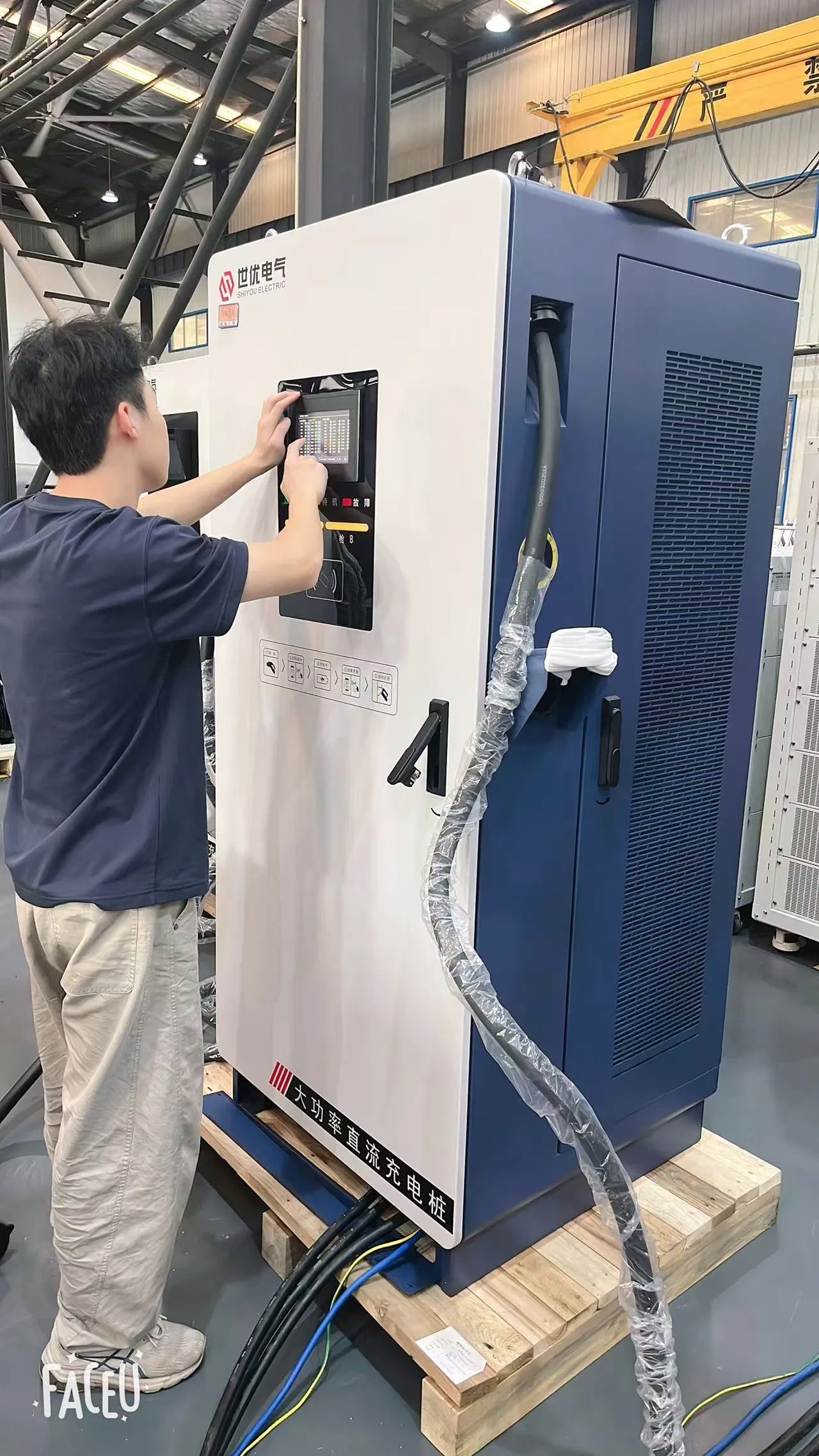 Hot Sale 400kw Commercial Outdoor EV Charging Station Truck Fleet Charging Station DC Fast Heavy-Duty Truck Fleet Charger