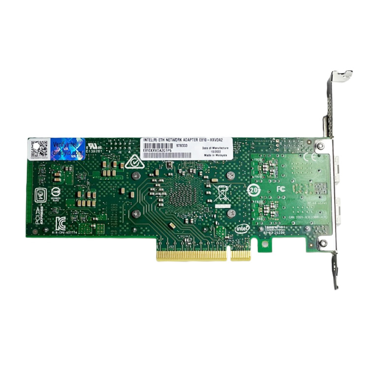 Cheap 2/4 Port Intel Server Adapter I350 T2 T4 F2 X520 X710 XXV710 E810 XXVDA2 PCIE 10/25/100Gb Network Card for All Brands PCI