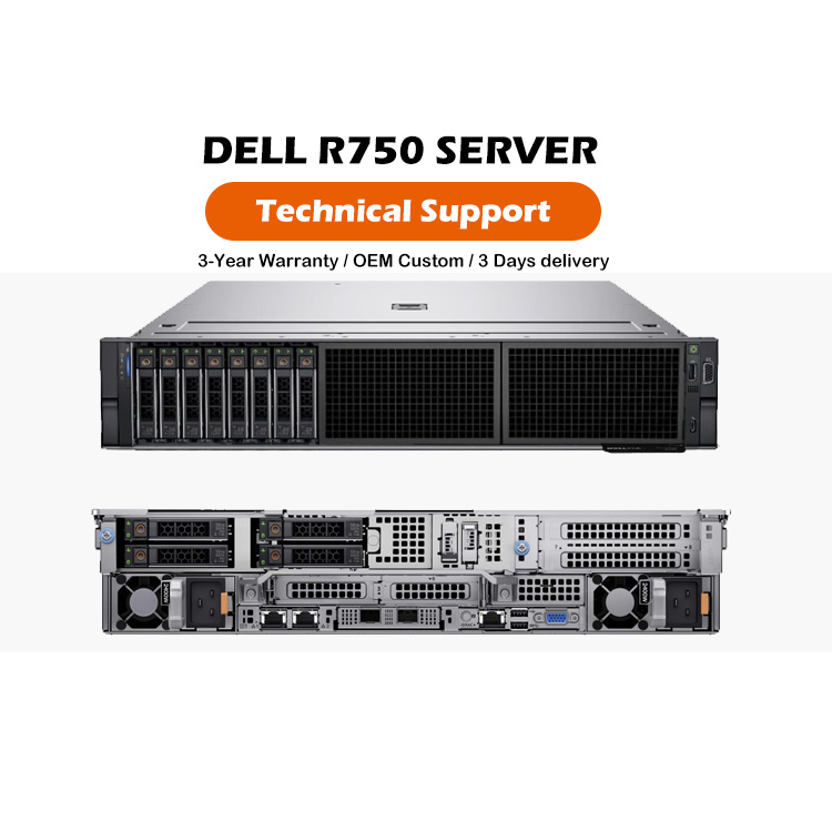 Brand New Used Intel Xeon DDR4 2.5inch 3.5inch Chassis Dells EMC PowerEdge R750 R750XS R750XA 2u Rack Server 3-year Warranty