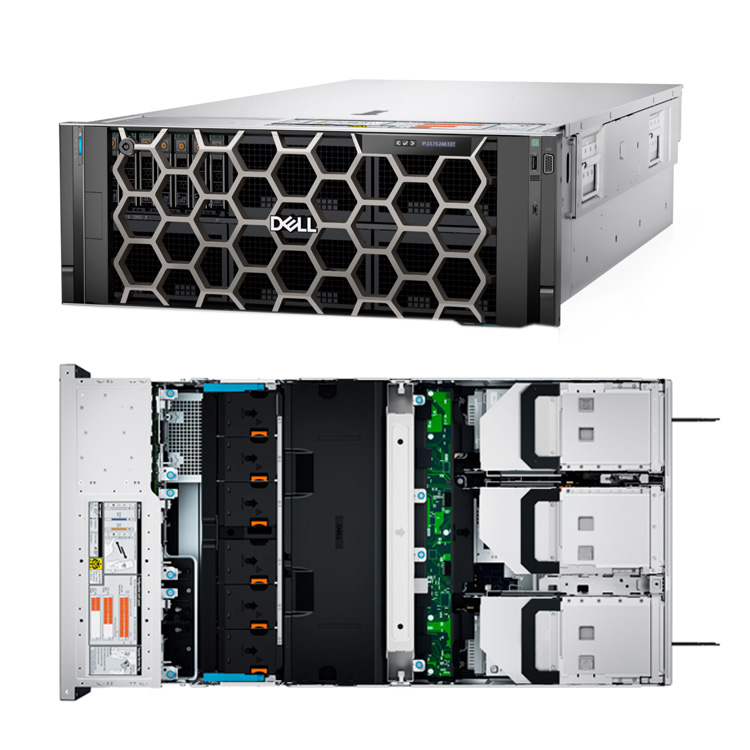 Best Intel Xeon Processor Artificial Intelligence Rtx4090 Server 4u Dells Poweredge R960 ChatGPT Cloud AI GPU Server in Stock