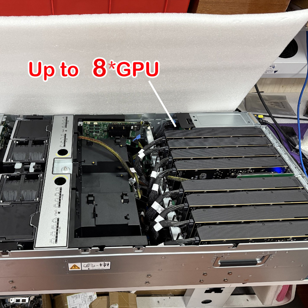 Deep Learning Intel Processor Artificial Intelligence RTX 4090 Server Huaweis G5500 V7 4U AI 8 GPU Video Server Rack