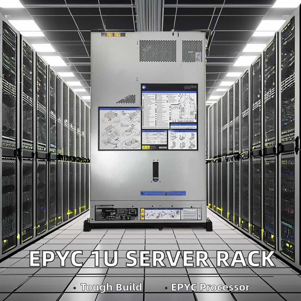 Brand New AMD EPYC 9004 9005 CPU for Lenovo ThinkSystem SR635 SR635 V3 1U DDR5 Rackmount Computer Server Wholesale Price