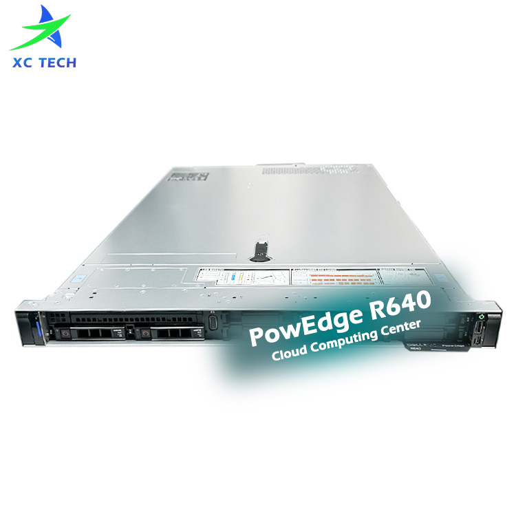 Brand New/Refurbished Dells EMC PowerEdge R640 Cloud Computing Rack Server with Intel Xeon Bronze Processor 16G RAM 750W Power